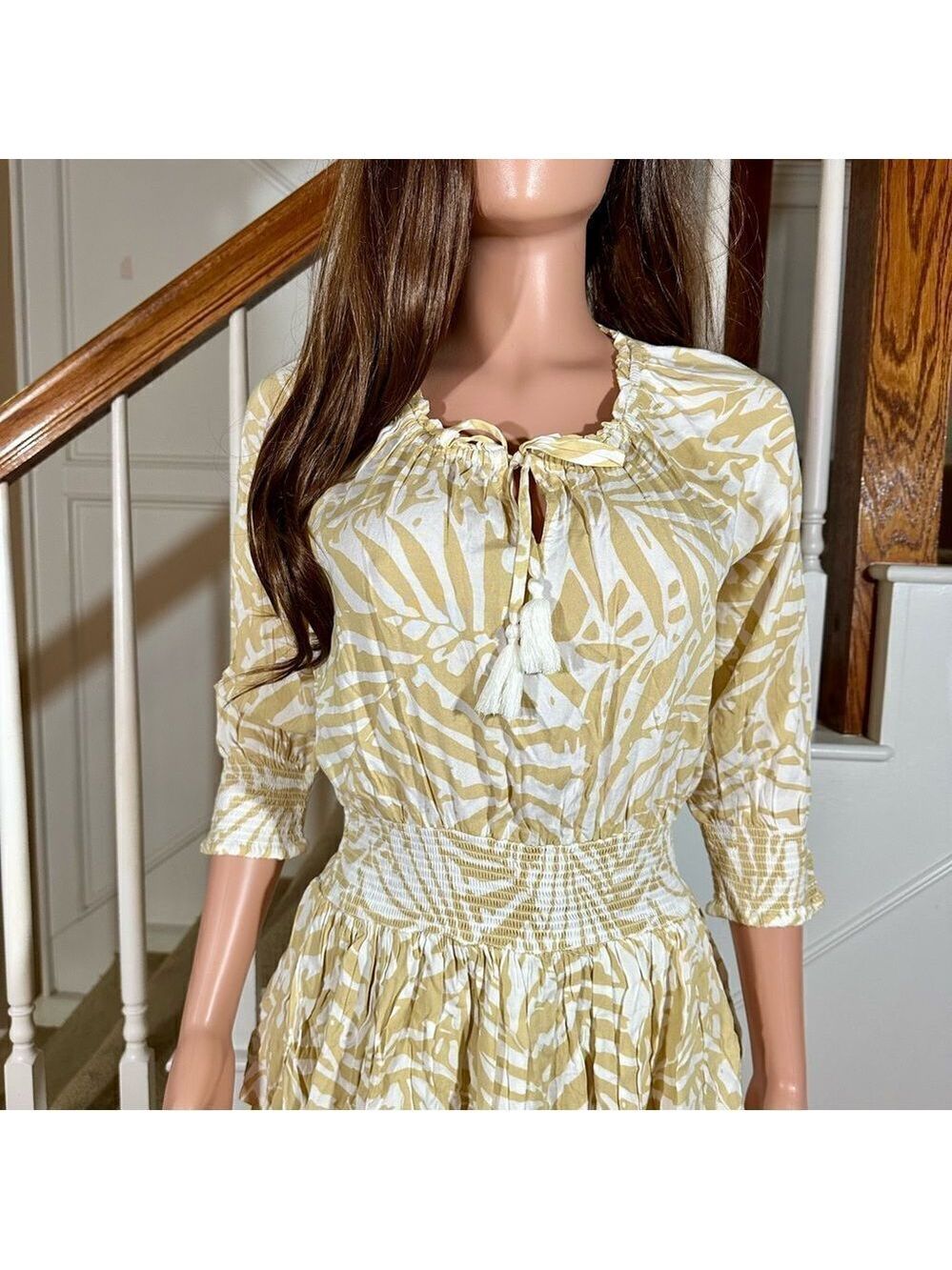 NWT Patrons of Peace on or off shoulder dress - Picture 2 of 13